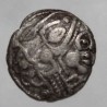 AMBIANI - AREA OF AMIENS - SILVER DENIER WITH SEAHORSE