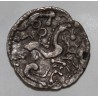 AMBIANI - AREA OF AMIENS - SILVER DENIER WITH SEAHORSE