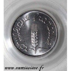 FRANCE - KM 928 - 1 CENTIME 1969 - TYP EAR OF WHEAT - PCGS MS 68