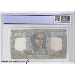 FAY 41/08 - 1000 FRANCS 1945 - 22/11 - TYPE MINERVE ET HERCULE - PICK 130 - PCGS 65