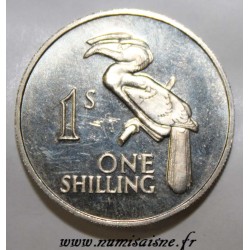 ZAMBIE - KM 2 - 1 SHILLING 1964