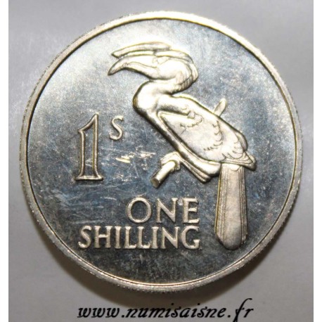 ZAMBIE - KM 2 - 1 SHILLING 1964