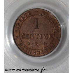 GADOURY 88 - 1 CENTIME 1874 A - Paris - TYPE CÉRÈS - KM 826 - PCGS MS 64 RB