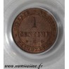 FRANCE - KM 826 - 1 CENTIME 1874 A - Paris - TYP CÉRÈS - PCGS MS 64 RB