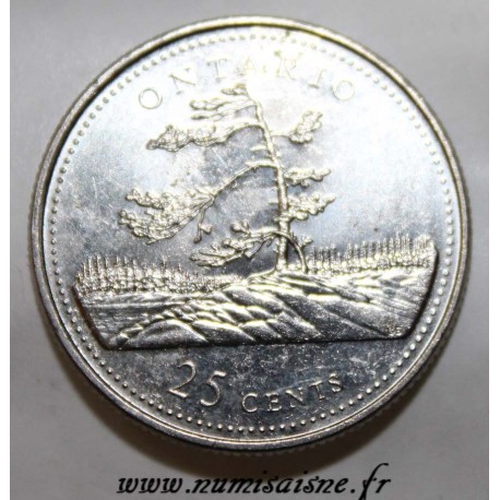 KANADA - KM 223 - 25 CENTS 1992 - ONTARIO