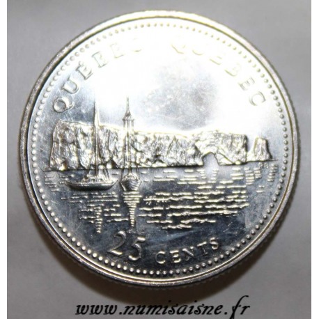 KANADA - KM 234 - 25 CENTS 1992 - QUEBEC