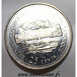 CANADA - KM 232 - 25 CENTS 1992 - BRITISH COLUMBIA