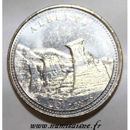 CANADA - KM 221 - 25 CENTS 1992 - ALBERTA