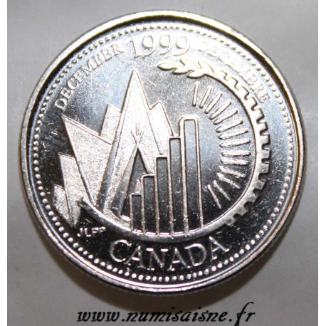 CANADA - KM 353 - 25 CENTS 1999 - DECEMBER