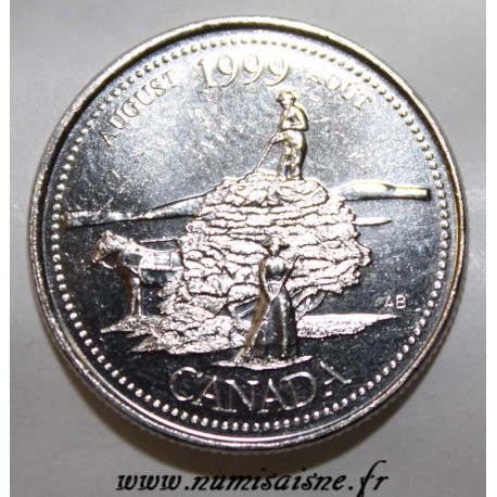 CANADA - KM 349 - 25 CENTS 1999 - AOÛT