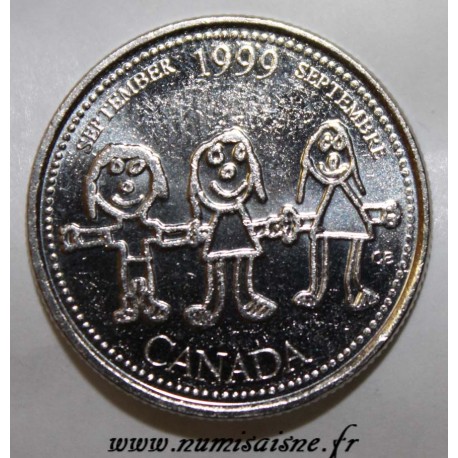 CANADA - KM 350 - 25 CENTS 1999 - SEPTEMBRE