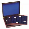 VOLTERRA TRIO DE LUXE PRESENTATION CASE - 3 TRAYS - ROUND OR SQUARE COMPARTMENTS FROM 32 to 66 mm