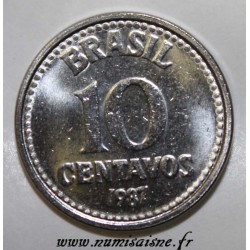 BRAZIL - KM 602 - 10 CENTAVOS 1987