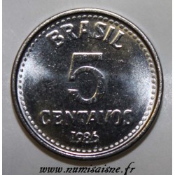 BRÉSIL - KM 601 - 5 CENTAVOS 1986