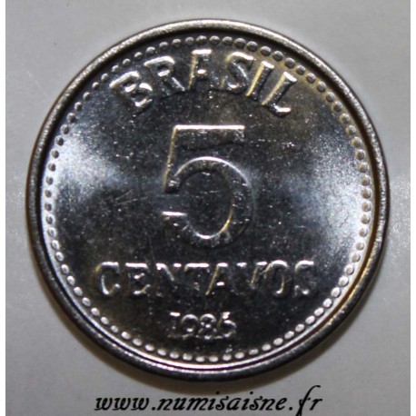 BRÉSIL - KM 601 - 5 CENTAVOS 1986