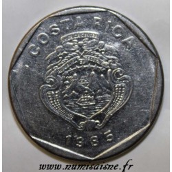 COSTA RICA - KM 214.2 - 5 COLONES 1985