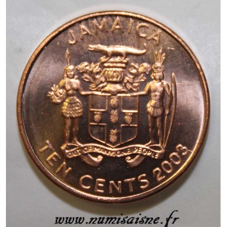 JAMAICA - KM 146.2 - 10 CENTS 2003