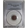 FRANCE - KM 795 - 1 CENTIME 1862 - K- Bordeaux - TYPE NAPOLEON III - PCGS MS 63 RB