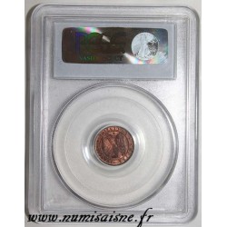 FRANCE - KM 795 - 1 CENTIME 1862 - K- Bordeaux - TYPE NAPOLEON III - PCGS MS 63 RB