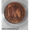 FRANCE - KM 795 - 1 CENTIME 1862 - Small BB - Strasbourg TYPE NAPOLEON III - PCGS MS 64 RB