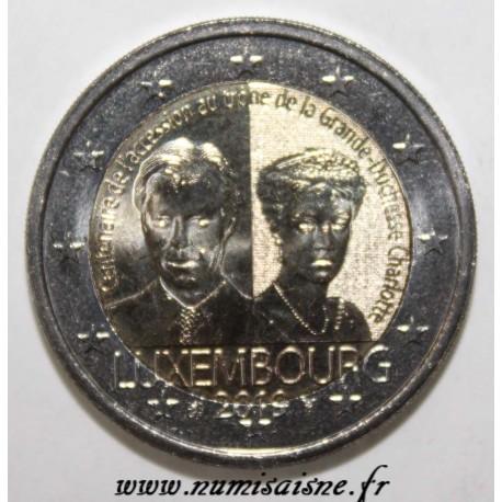 LUXEMBOURG - 2 EURO 2019 - 100 YEARS OF ACCESSION TO THE GRAND DUCHESSE CHARLOTTE