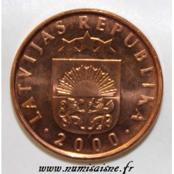 LATVIA - KM 21 - 2 SANTIMI 2000