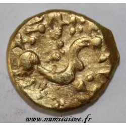 AMBIANI - AREA OF AMIENS - GOLD STATER BIFACE - DISJOINTED HORSE