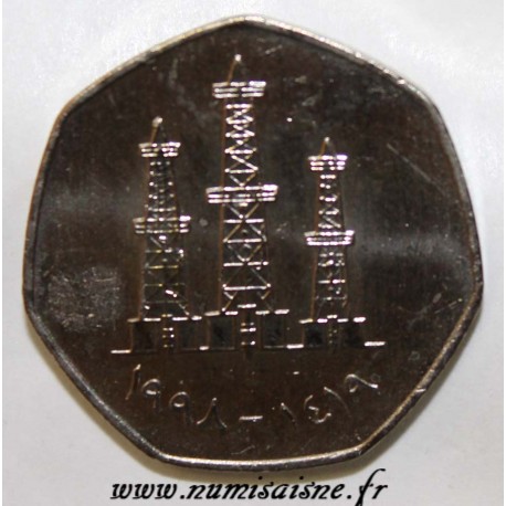 VEREINIGTE ARABISCHE EMIRATE - KM 16 - 50 FILS 1998 - AH 1419