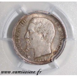 GADOURY 414 - 50 CENT 1857 A - Paris - TYPE NAPOLEON III - KM 794 - PCGS MS 64 +