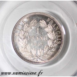 FRANKREICH - KM 779.1 - 1 FRANC 1857 A - Paris - TYP NAPOLEON III