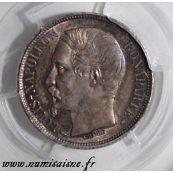 FRANCE - KM 772 - 1 FRANC 1852 A - Paris - TYPE LOUIS-NAPOLÉON BONAPARTE - PCGS MS 65