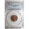 FRANKREICH - KM 827 - 2 CENTIMES 1892 A - Paris - TYP CERES - PCGS MS 64 RB