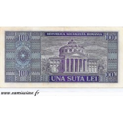 ROMANIA - PICK 97 - 100 lei - 1966