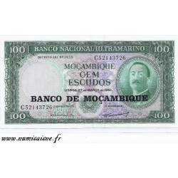 MOZAMBIQUE - PICK 117 - 100 ESCUDOS - NOT DATED - 1976