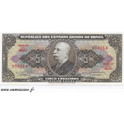 BRAZIL - PICK 176 d - 5 CRUZEIROS - undated (1964)