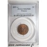 FRANKREICH - KM 827 - 2 CENTIMES 1895 A - Paris - TYP CERES - PCGS MS 65