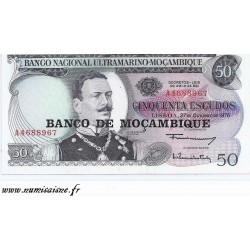 MOZAMBIQUE - PICK 116 - 50 ESCUDOS - NOT DATED - 1976