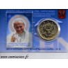 VATICAN - 50 CENT 2014 WITH 1 STAMP - COINCARD 5 - JOHN PAUL II