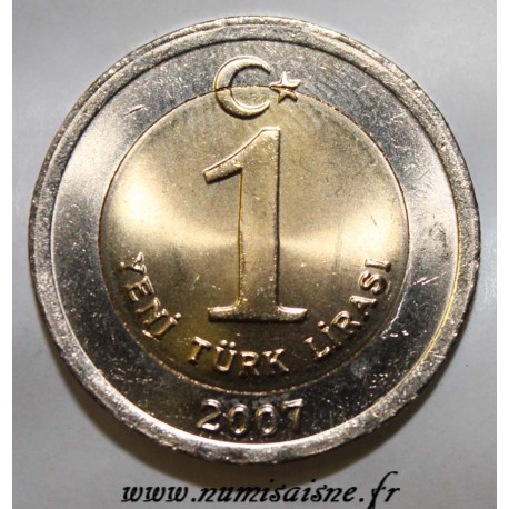 TURKEY - KM 1169 - 1 LIRA 2007