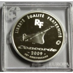 FRANCE - KM 1596 - 10 EURO 2009 - EUROPA STAR - 40e anniversaire du premier vol du Concorde