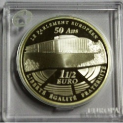 FRANCE - KM 1532 - 1 1/2 EURO 2008 - EUROPA STAR - 50 ans du Parlement européen