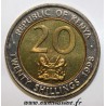 KENYA - KM 32 - 20 SHILLING 1998 - ARAP MOI