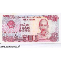 VIETNAM - PICK 101 a - 500 DONG - 1988 - UNC