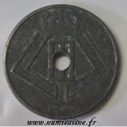 BELGIUM - KM 132 - 25 CENTIMES 1945