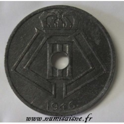 BELGIUM - KM 132 - 25 CENTIMES 1946