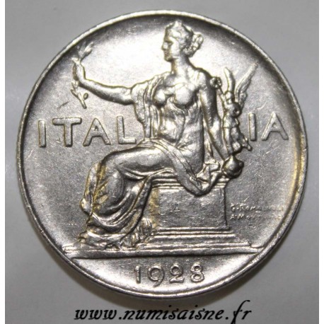 ITALIEN - KM 62 - 1 LIRE 1928