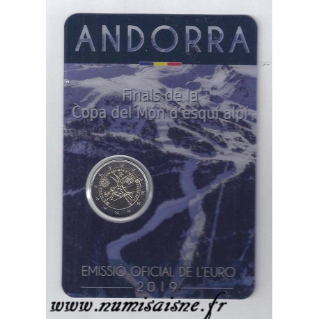 ANDORRE - 2 EURO 2019 - FINALES DE LA COUPE DU MONDE DE SKI ALPIN - COINCARD