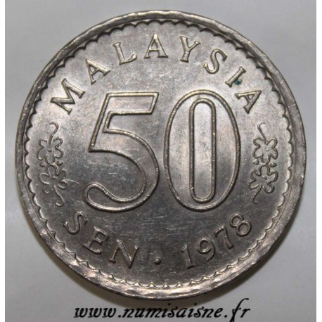 MALAYSIA - KM 5.3 - 50 SEN 1978