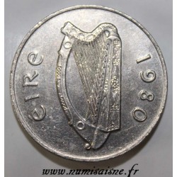 IRELAND - KM 23 - 10 PENCE 1980