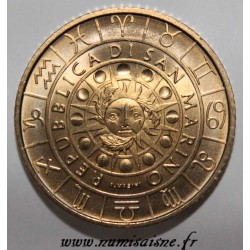 SAINT-MARIN - 5 EURO  2019 - SIGNE ASTROLOGIQUE DES GEMEAUX